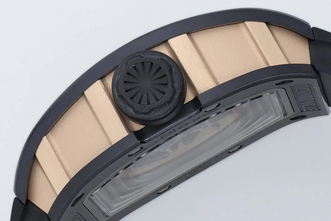 아메리카스 토로 블랙 세라믹 케이스 투르비용 / ZF RM035 / 40X48MM, 슈퍼클론 - 자동, 사파이어 세라믹