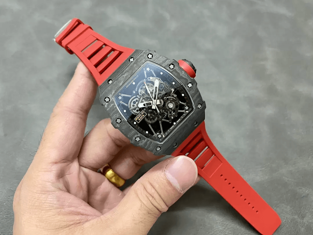 블랙 카본 레드 러버밴드 NTPT RM35-01 / SONIC RM3501