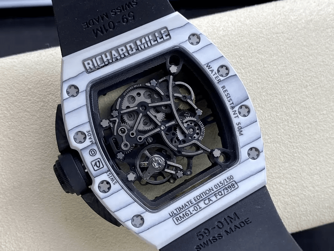 요한블레이크 화이트 블랙 러버밴드 / RM NTPT RM6101