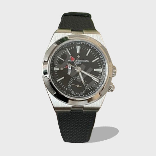 오버시즈 듀얼 타임 블랙 다이얼 러버 스트랩 / GR 7900V / 41mm / VC 5110 무브먼트 , 41mm