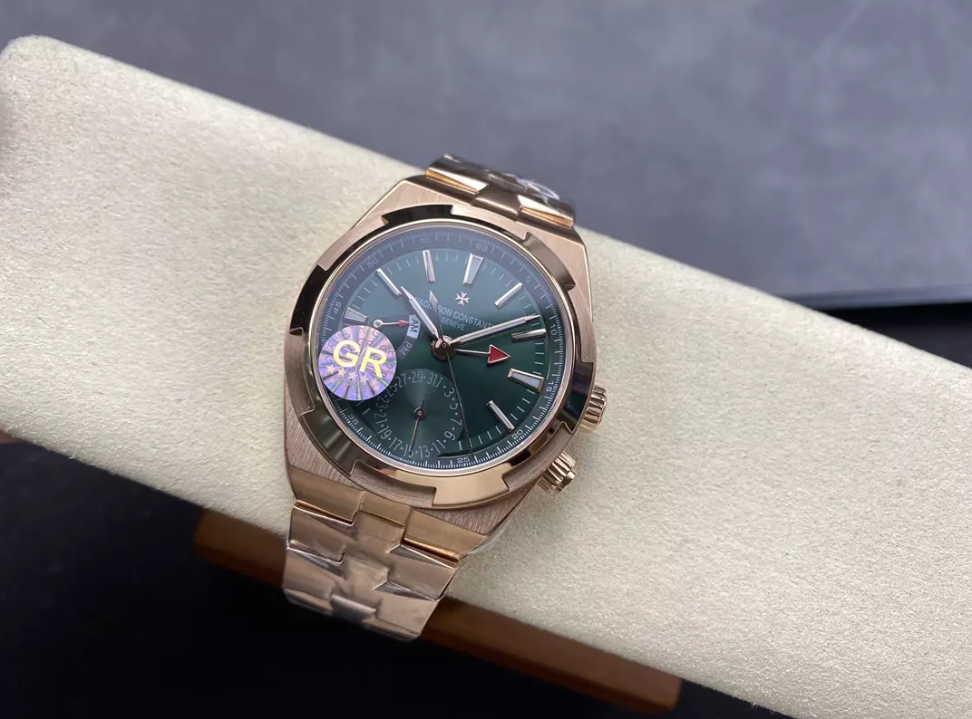 오버시즈 듀얼 타임 그린 다이얼 로즈골드 금통 / GR 7920V / 41mm / VC 5110 무브먼트,41mm