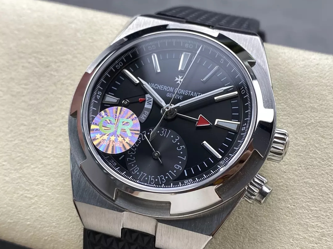 오버시즈 듀얼 타임 블랙 다이얼 러버 스트랩 / GR 7920V / 41mm / VC 5110 무브먼트,41mm