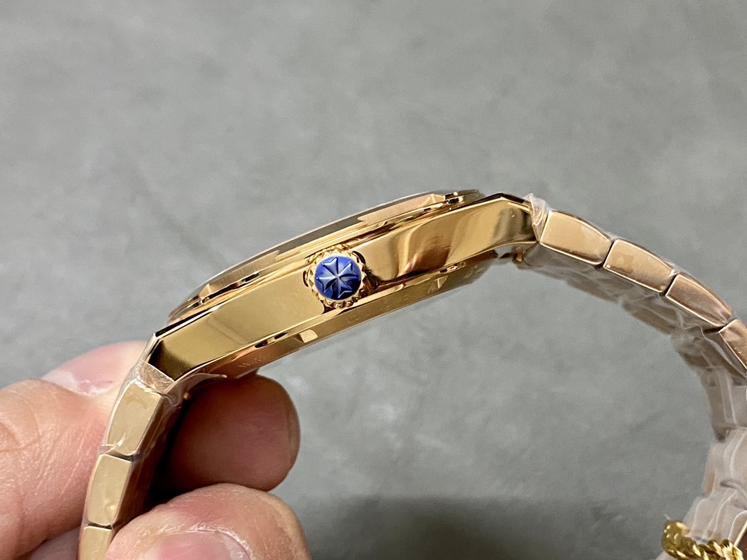 오버시즈 블루 다이얼 로즈골드 금통 / PPF 47040/B01A-9093 / 42mm / 42mmx9.7mm, cal.9015 자동 기계식 무브먼트
