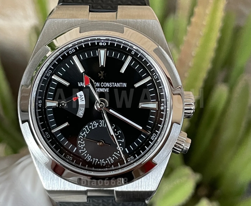 오버시즈 듀얼 타임 블랙 다이얼 러버 스트랩 / GR 7900V / 41mm / VC 5110 무브먼트 , 41mm