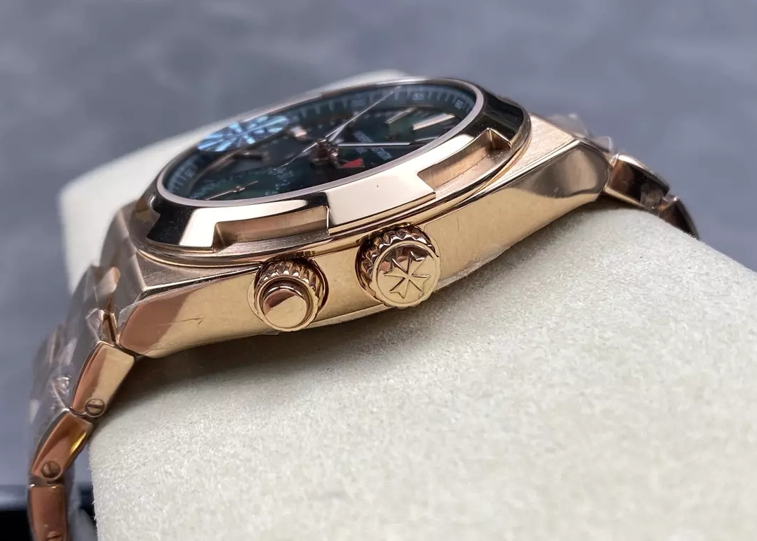 오버시즈 듀얼 타임 그린 다이얼 로즈골드 금통 / GR 7920V / 41mm / VC 5110 무브먼트,41mm