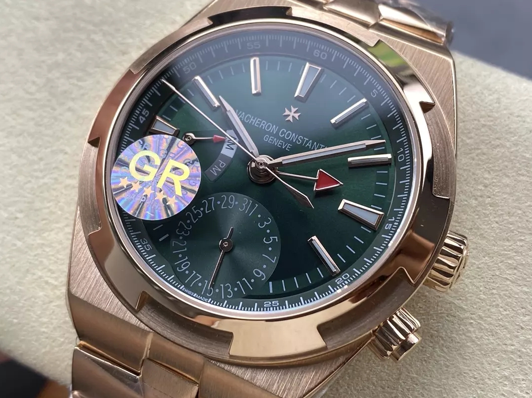 오버시즈 듀얼 타임 그린 다이얼 로즈골드 금통 / GR 7920V / 41mm / VC 5110 무브먼트,41mm