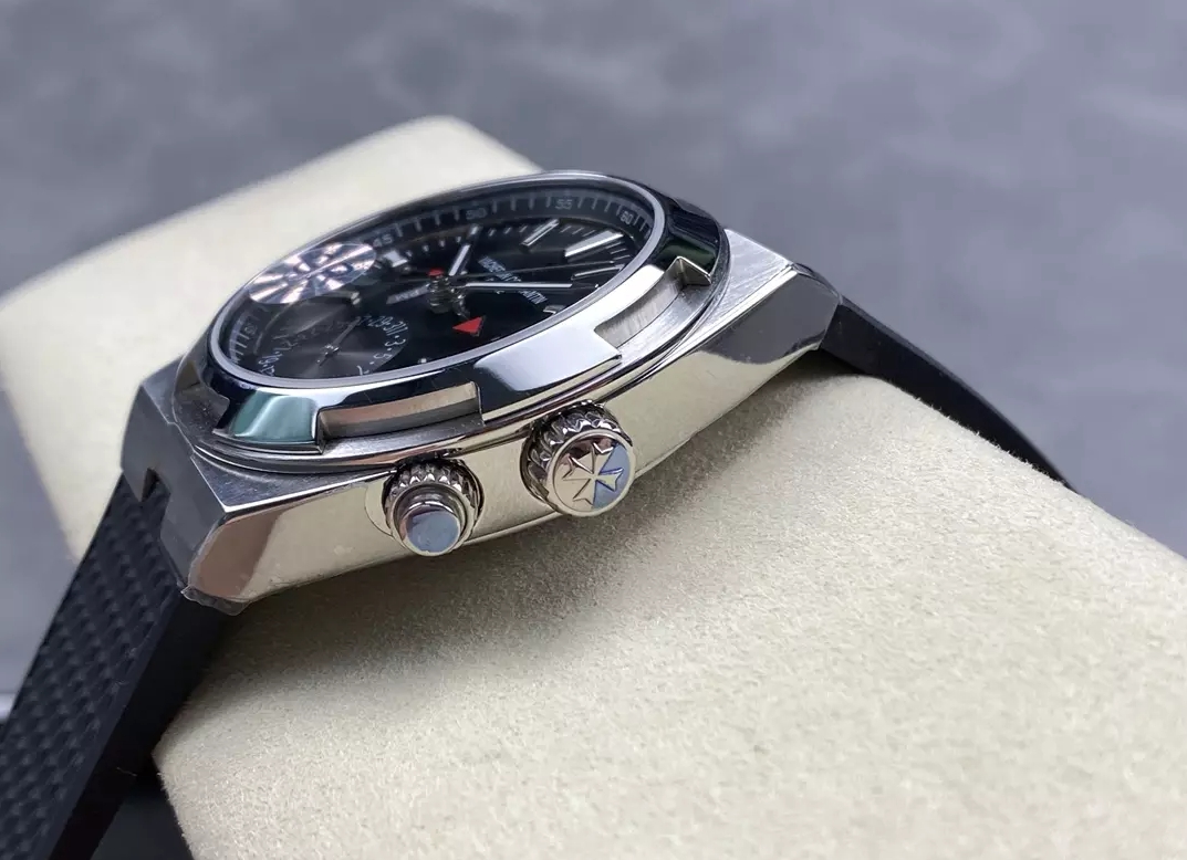 오버시즈 듀얼 타임 블랙 다이얼 러버 스트랩 / GR 7920V / 41mm / VC 5110 무브먼트,41mm