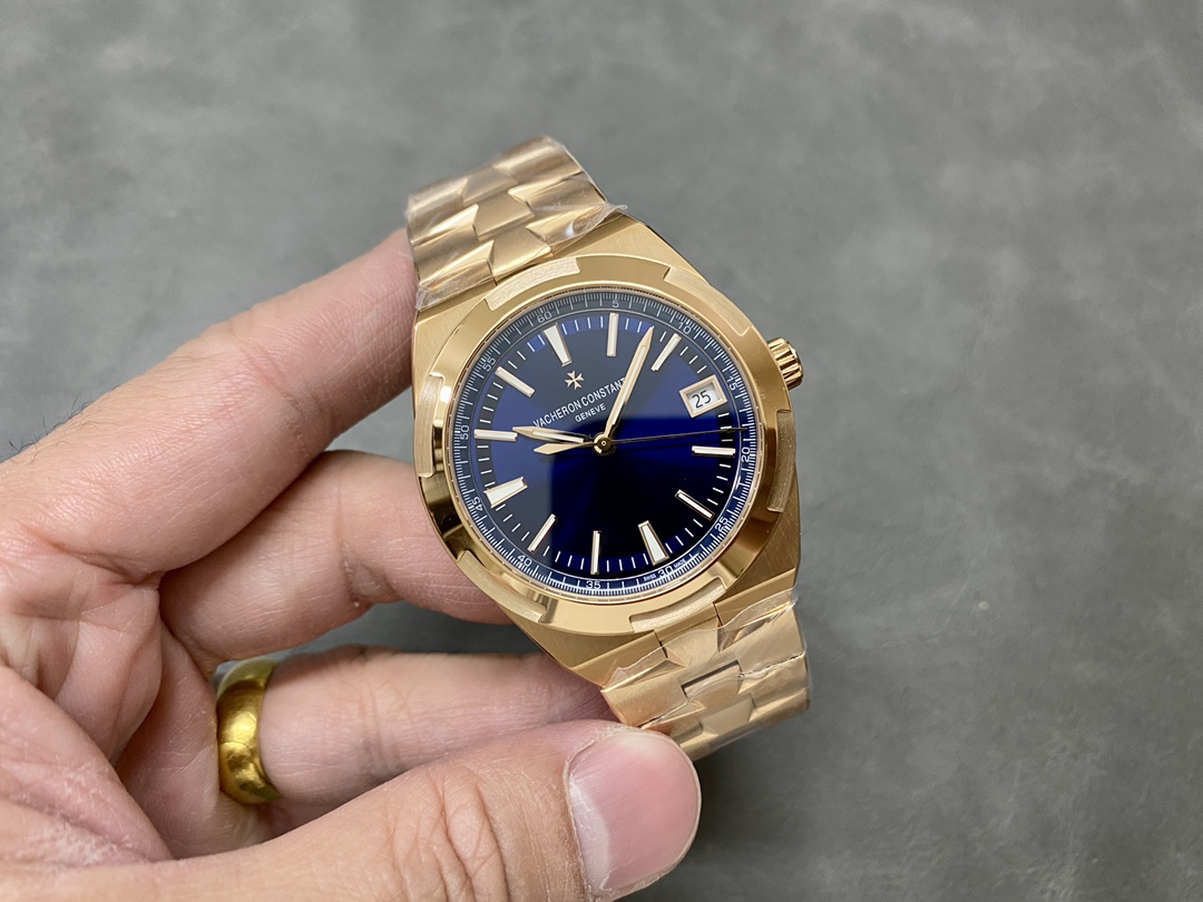 오버시즈 블루 다이얼 로즈골드 금통 / PPF 47040/B01A-9093 / 42mm / 42mmx9.7mm, cal.9015 자동 기계식 무브먼트