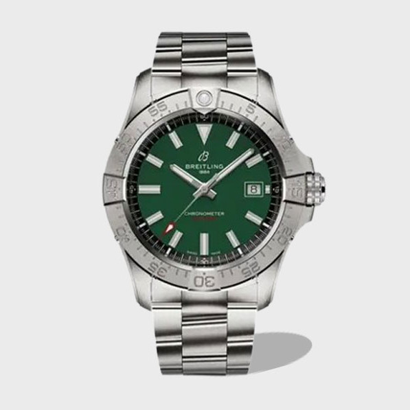 어벤저 오토매틱 GMT 베스트 에디션 그린 다이얼 SS 브레이슬릿 / BLS / 44mm / 아시아 2836 자동 무브먼트