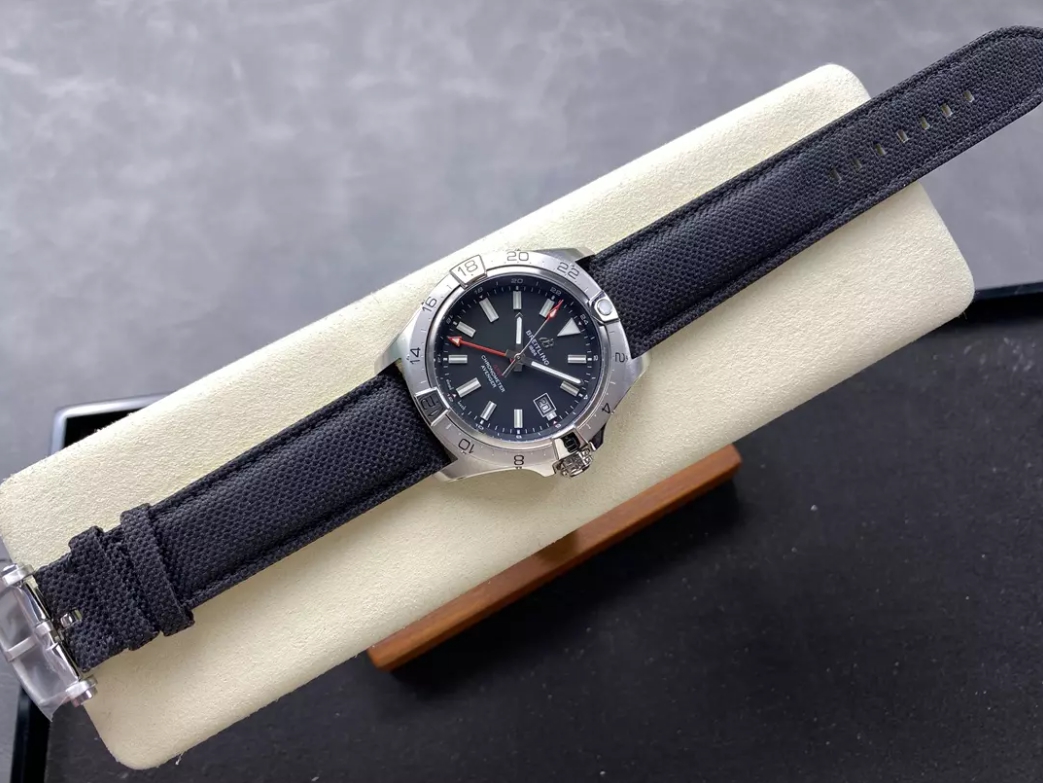 어벤저 오토매틱 GMT 베스트 에디션 레드 다이얼 나일론 스트랩 / BLS / 44mm / 아시아 2836 자동 무브먼트