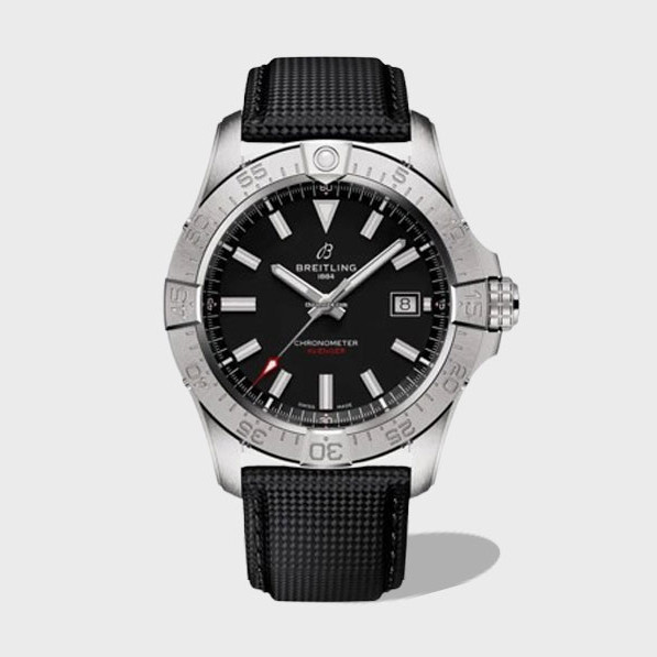 어벤저 오토매틱 GMT 베스트 에디션 레드 다이얼 나일론 스트랩 / BLS / 44mm / 아시아 2836 자동 무브먼트
