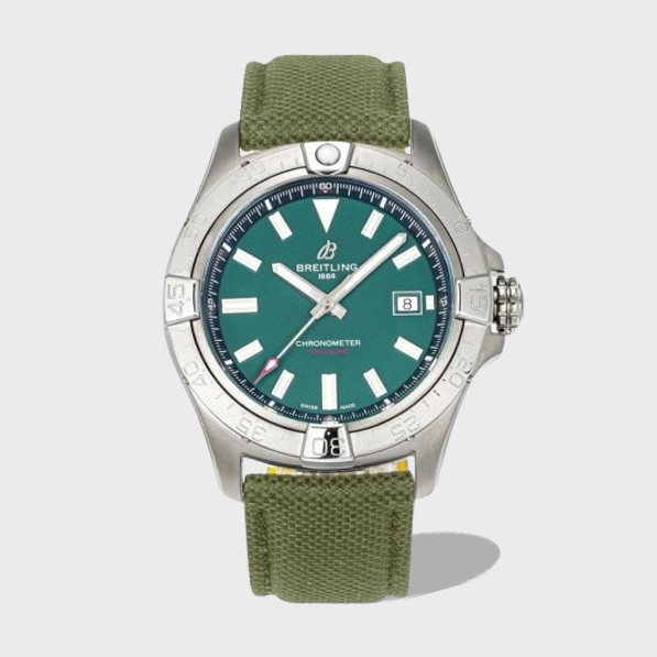 어벤저 오토매틱 GMT 베스트 에디션 그린 다이얼 나일론 스트랩 / BLS / 44mm / cal.2836 자동 무브먼트