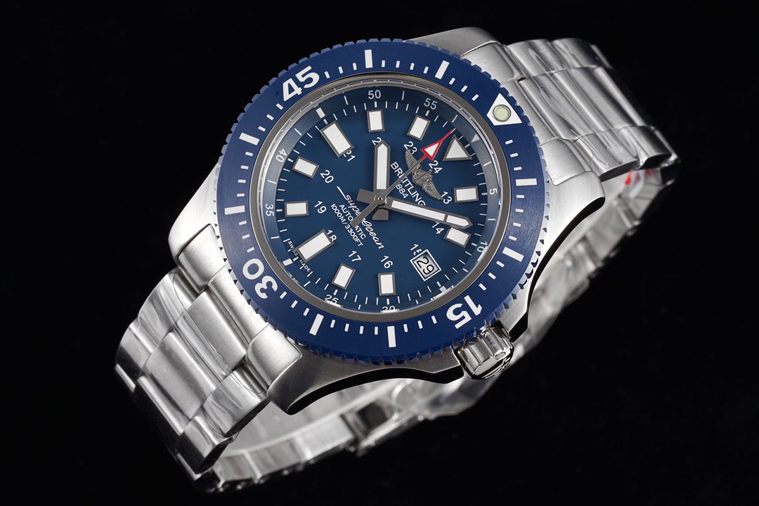 슈퍼오션 스페셜 에디션 블루 다이얼 SS 브레이슬릿 / TF Y1739316 / 44mm / cal.2824 자동 기계식 무브먼트