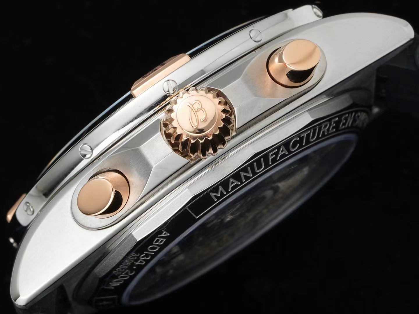 크로노그래프 크로노맷 실버 다이얼 러버 스트랩 / TF IB0134101G1A1 / 42mm / cal.7750 크로노그래프 기계식 무브먼트