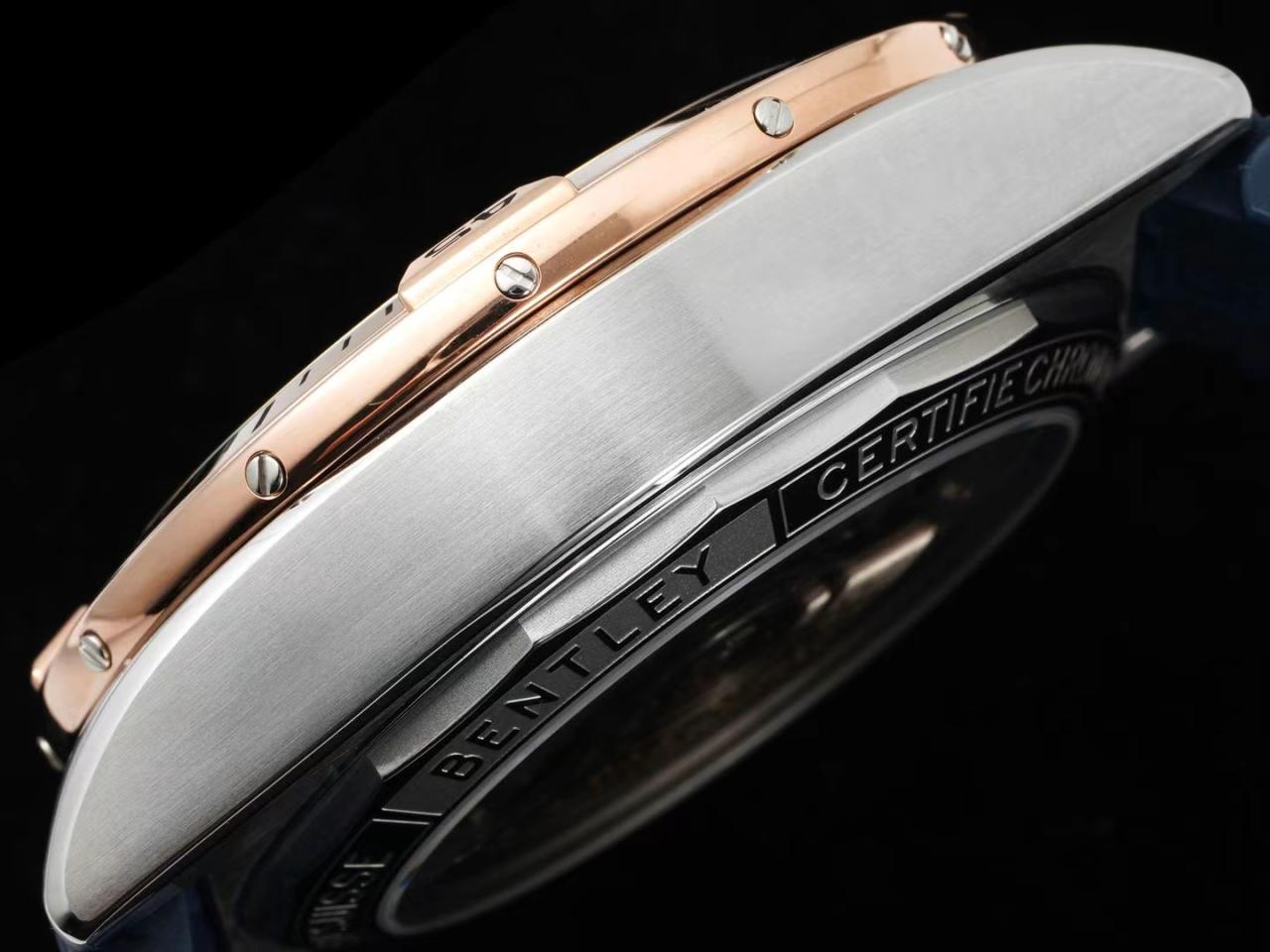 크로노그래프 크로노맷 블루 다이얼 러버 스트랩 / TF UB0134101C1U1 / 42mm / cal.7750 크로노그래프 기계식 무브먼트