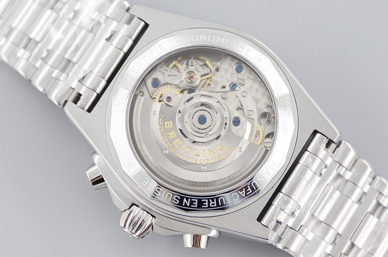 크로노그래프 크로노맷 그린 다이얼 스틸 SS 브레이슬릿 / TF AB01343A1L1A1 / 42mm / cal.7750 크로노그래프 기계식 무브먼트