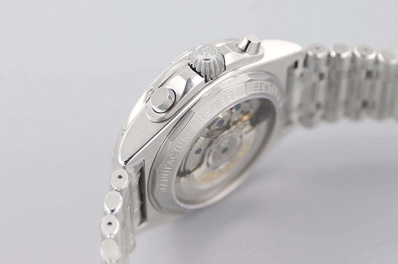 크로노그래프 크로노맷 핑크 다이얼 스틸 SS 브레이슬릿 / TF AB0134101K1A1 / 42mm / cal.7750 크로노그래프 기계식 무브먼트