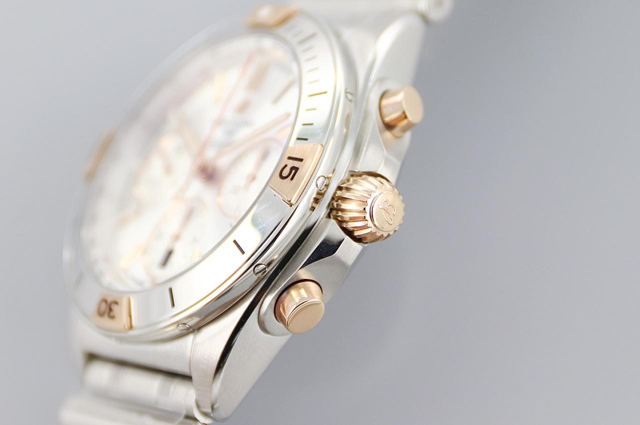 크로노그래프 크로노맷 실버 다이얼 콤비 / TF IB0134101G1A1 / 42mm / cal.7750 크로노그래프 기계식 무브먼트