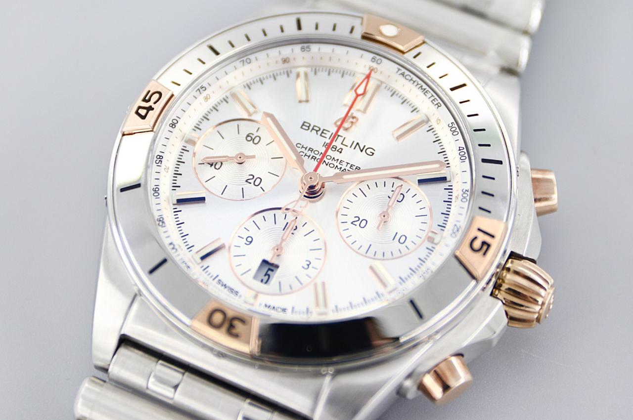 크로노그래프 크로노맷 실버 다이얼 콤비 / TF IB0134101G1A1 / 42mm / cal.7750 크로노그래프 기계식 무브먼트