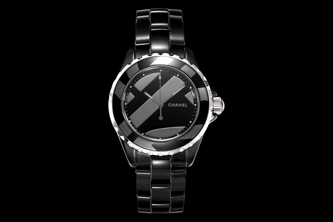 J12 리미티드 에디션 블랙 다이얼 세라믹 스트랩 / H5582 / 38mm / 정품과 같은 맞춤형 칼리버 12.1 무브먼트, 정품동일 세라믹, 38mm x 12mm