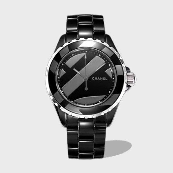 J12 리미티드 에디션 블랙 다이얼 세라믹 스트랩 / H5582 / 38mm / 정품과 같은 맞춤형 칼리버 12.1 무브먼트, 정품동일 세라믹, 38mm x 12mm