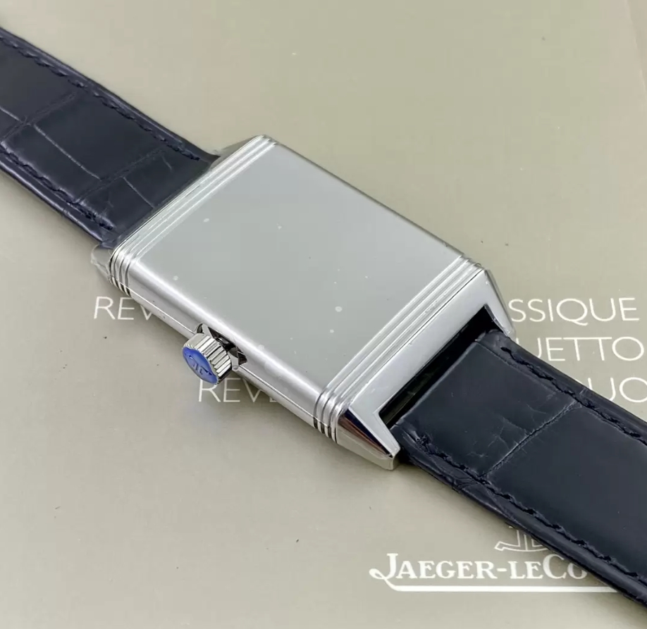 리베르소 Tribute Monoface Small Seconds 화이트 다이얼 레더 스트랩 / MG Q3848420 / 46mm / 46mmx28mm/아시아 수동 와인딩 무브먼트