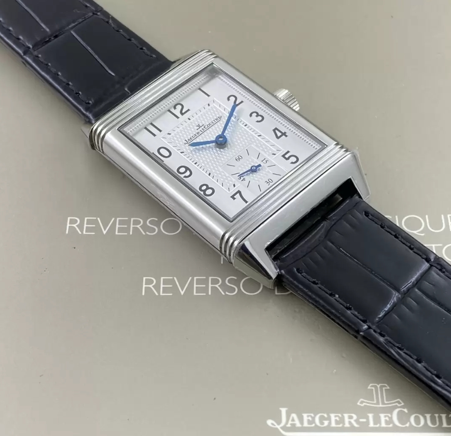 리베르소 Tribute Monoface Small Seconds 화이트 다이얼 레더 스트랩 / MG Q3848420 / 46mm / 46mmx28mm/아시아 수동 와인딩 무브먼트