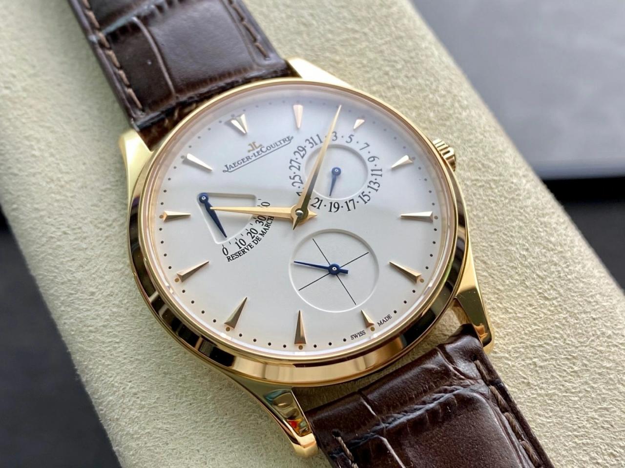 마스터 울트라 씬 레저브 드 마르쉐 로즈골드 레더 스트랩 / GF Q1378420 / 39mm / 맞춤형 CAL.938/1 자동 기계식 무브먼트, 두께 9.9mm 정품동일