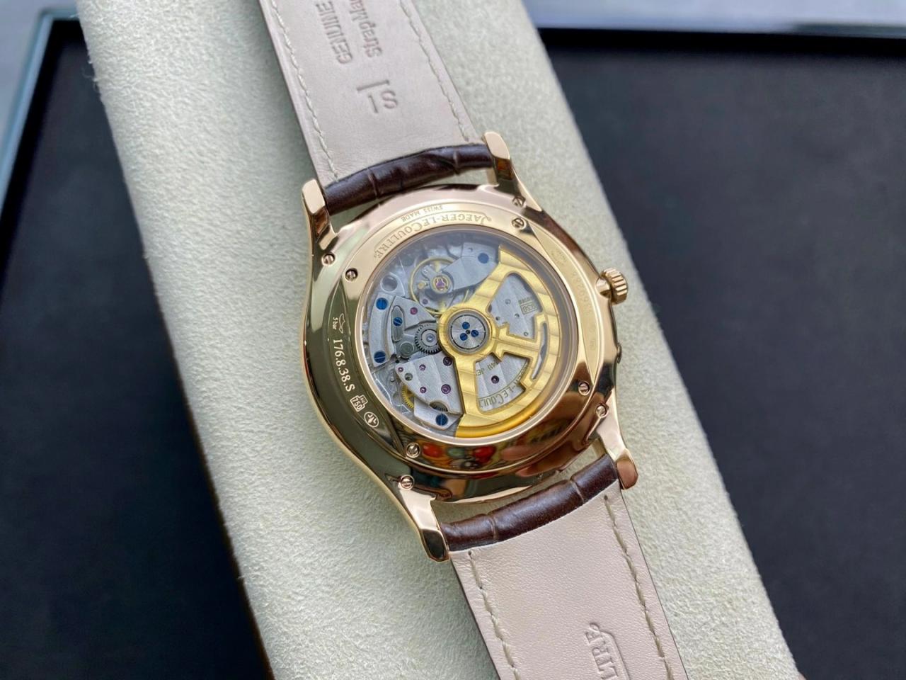 마스터 울트라 씬 레저브 드 마르쉐 로즈골드 레더 스트랩 / GF Q1378420 / 39mm / 맞춤형 CAL.938/1 자동 기계식 무브먼트, 두께 9.9mm 정품동일