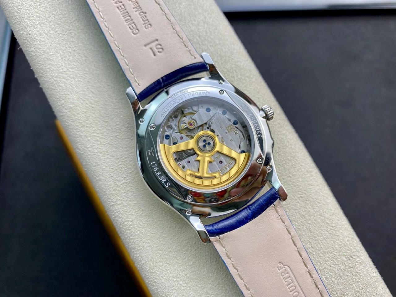 마스터 울트라 씬 레저브 드 마르쉐 화이트골드 레더 스트랩 / GF Q1378480 / 39mm / 맞춤형 CAL.938/1 자동 기계식 무브먼트, 두께 9.9mm 정품동일