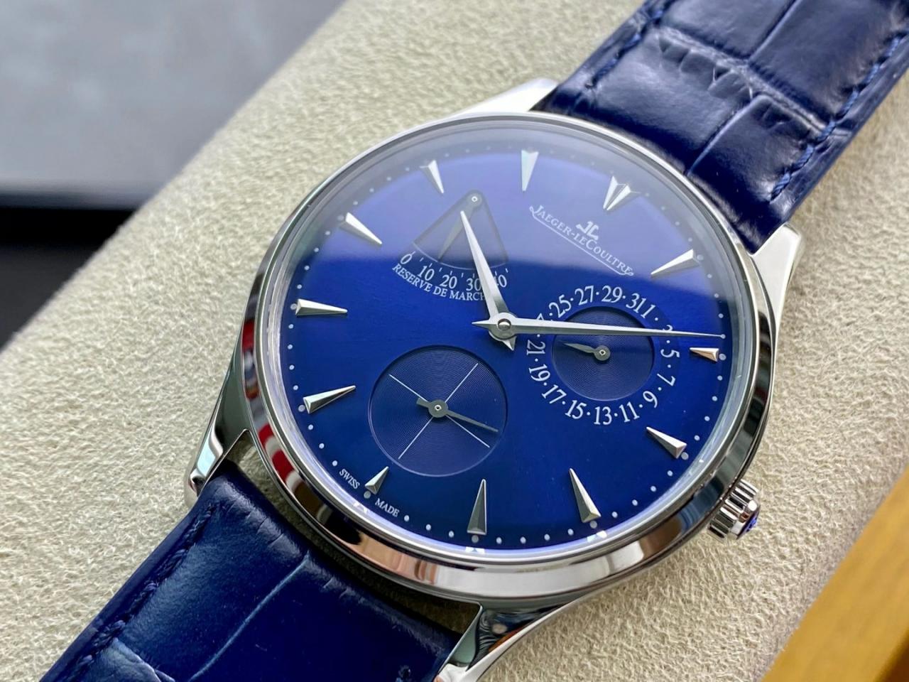 마스터 울트라 씬 레저브 드 마르쉐 화이트골드 레더 스트랩 / GF Q1378480 / 39mm / 맞춤형 CAL.938/1 자동 기계식 무브먼트, 두께 9.9mm 정품동일