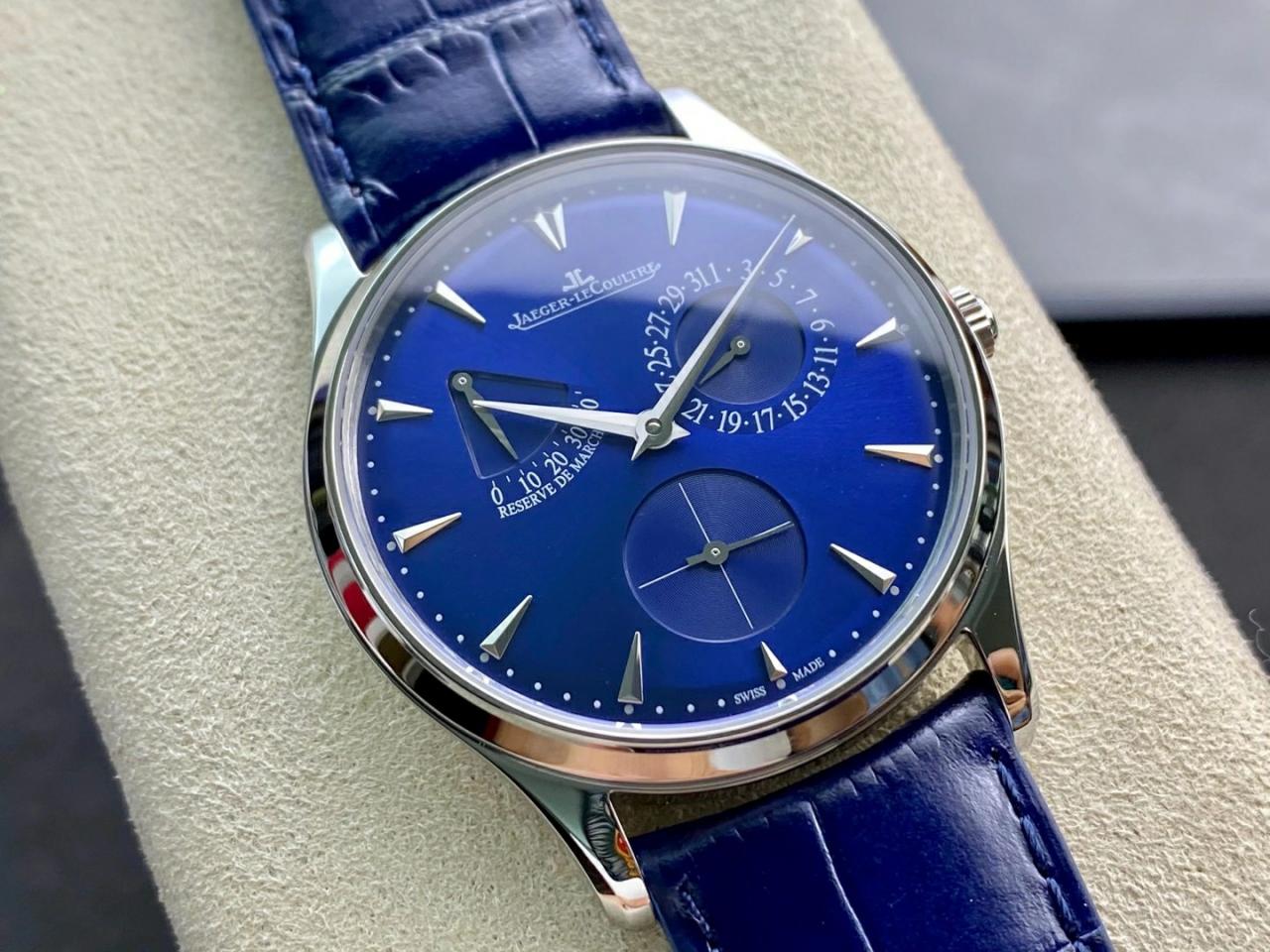 마스터 울트라 씬 레저브 드 마르쉐 화이트골드 레더 스트랩 / GF Q1378480 / 39mm / 맞춤형 CAL.938/1 자동 기계식 무브먼트, 두께 9.9mm 정품동일