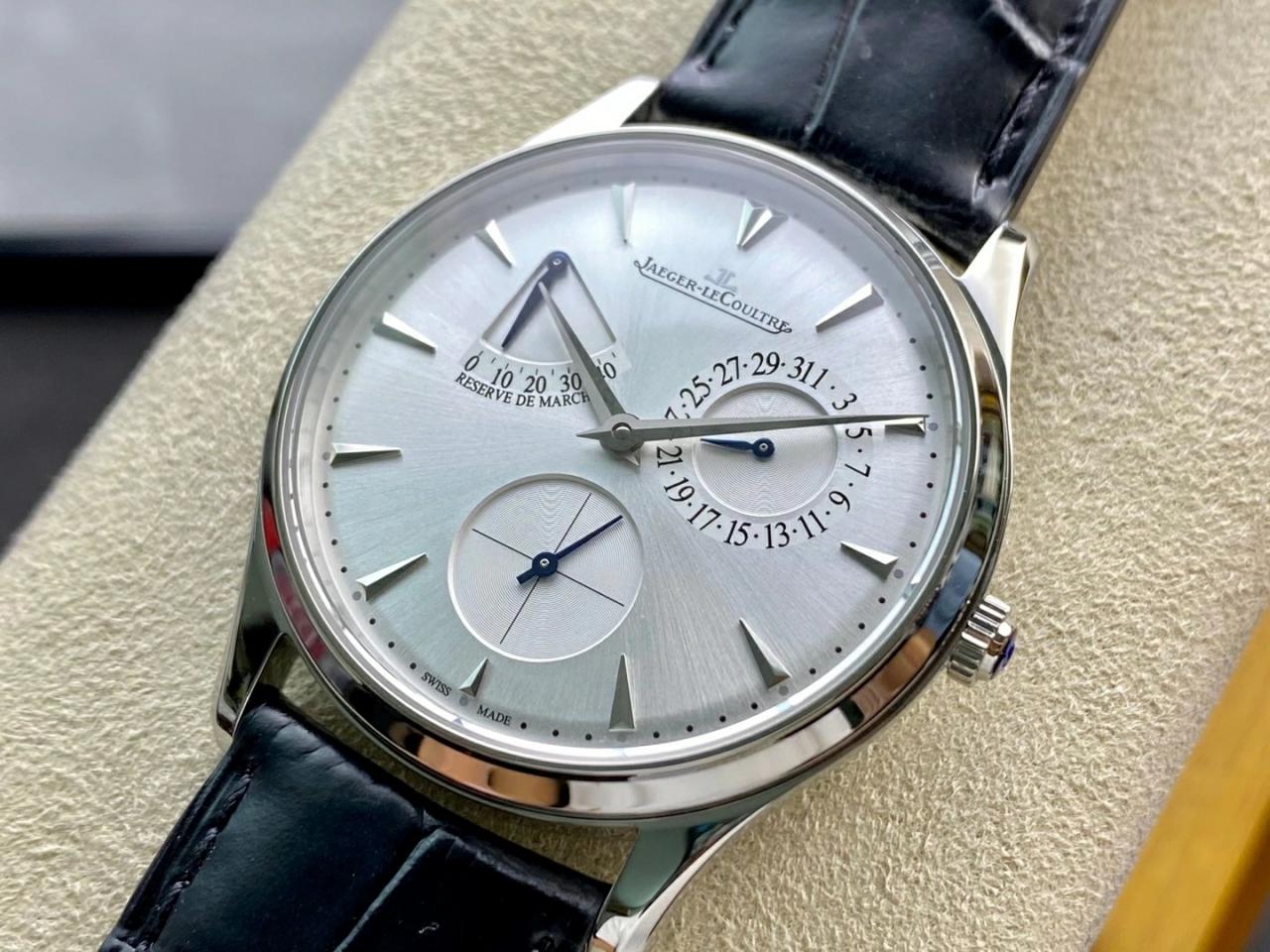마스터 울트라 씬 레저브 드 마르쉐 화이트골드 레더 스트랩 / GF Q1378420 / 39mm / 맞춤형 CAL.938/1 자동 기계식 무브먼트, 두께 9.9mm 정품동일