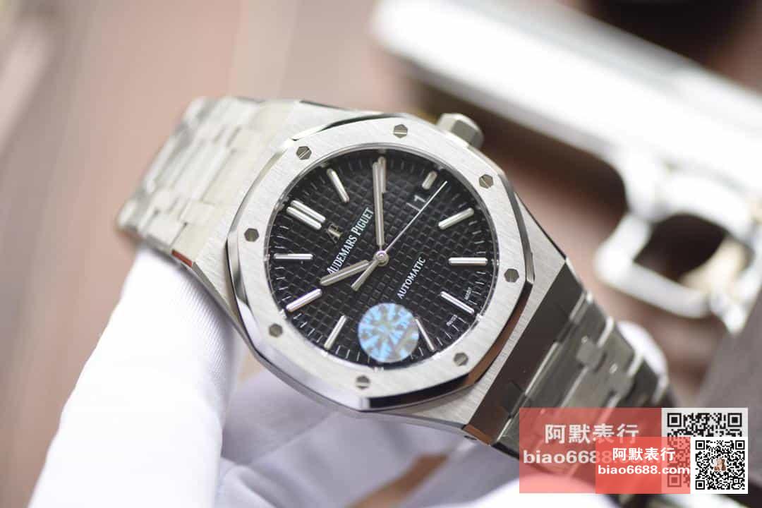 로얄오크 스틸 블랙다이얼 / JF 15400ST / 41mm / cal.3120 무브먼트로 업그레이드!