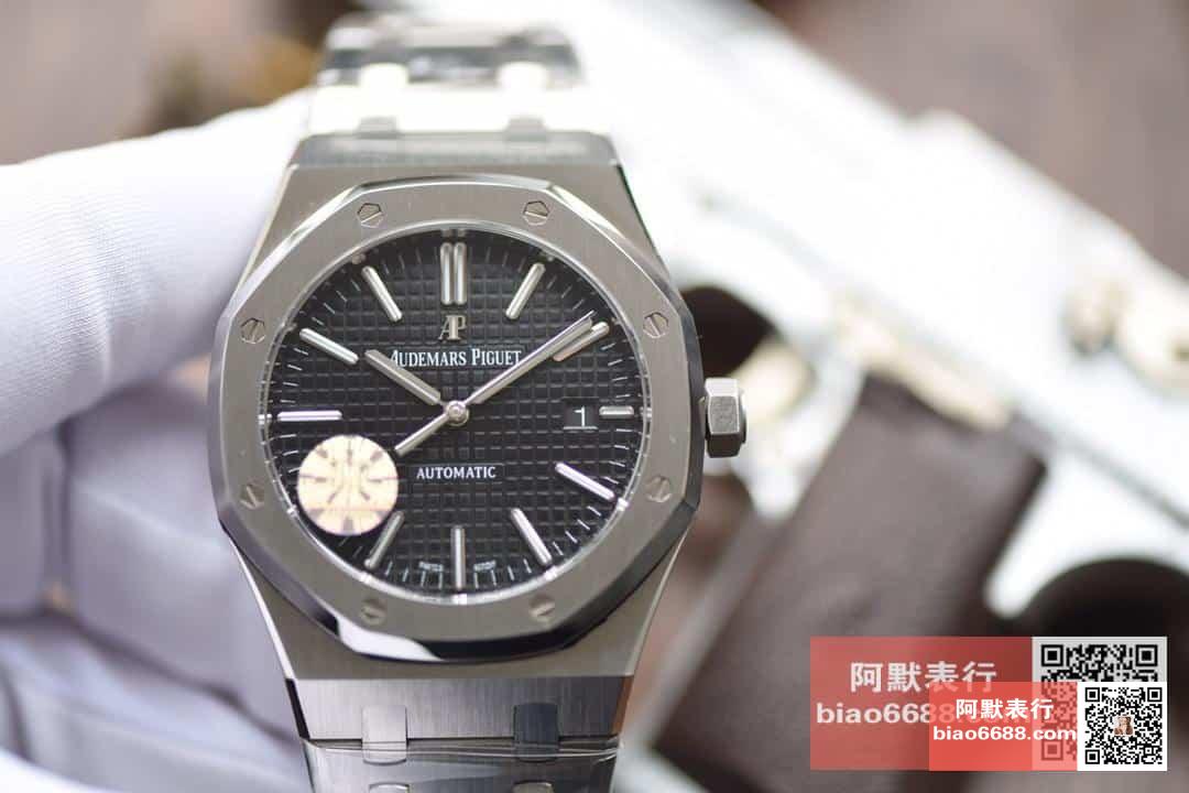로얄오크 스틸 블랙다이얼 / JF 15400ST / 41mm / cal.3120 무브먼트로 업그레이드!