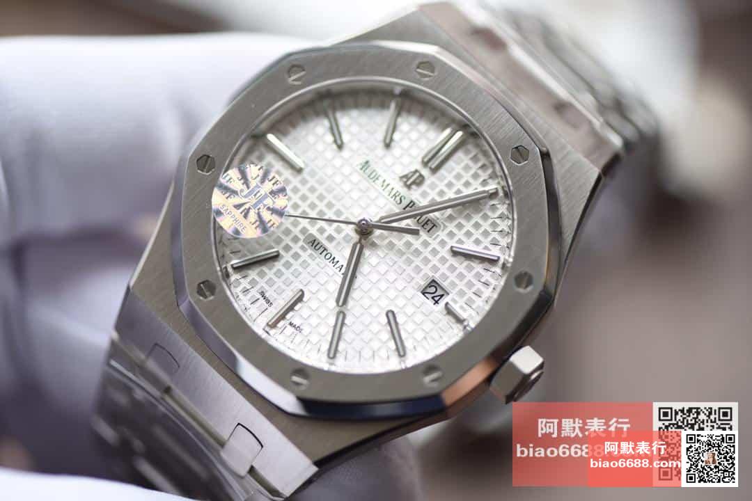 로얄오크 스틸 화이트다이얼 / JF 15400ST / 41mm / cal.3120 무브먼트로 업그레이드!