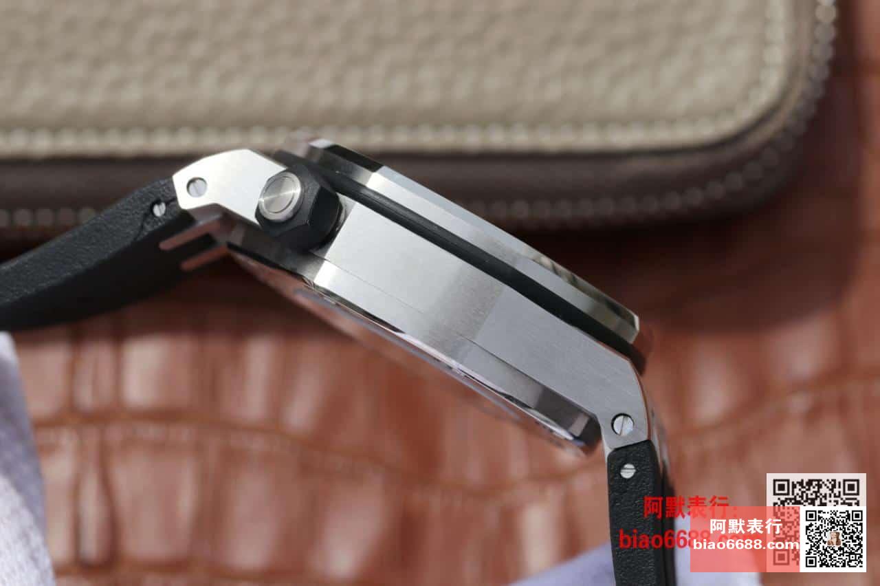 로얄오크 오프쇼어 다이버 화이트다이얼 러버밴드 / JF 15710 / 42mm / cal.3120 무브먼트로 업그레이드!