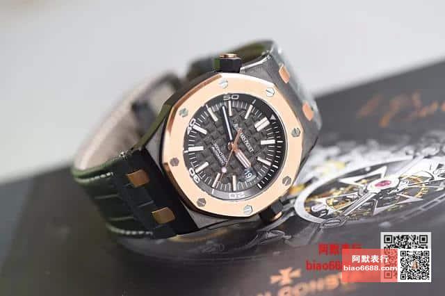 로얄오크 오프쇼어 다이버 로즈골드 블랙 한정판 / JF 15707 / 42mm / cal.3120 무브먼트로 업그레이드!