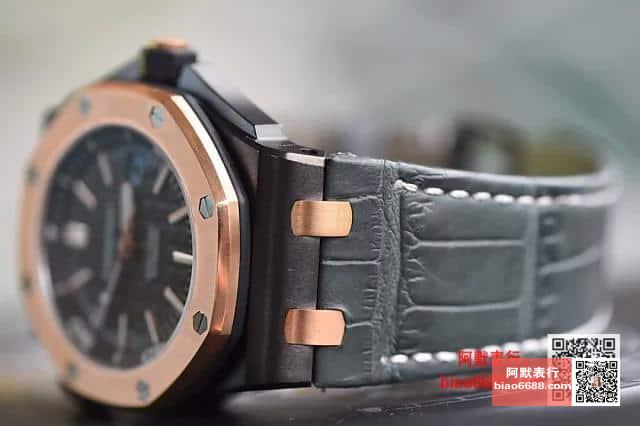 로얄오크 오프쇼어 다이버 로즈골드 블랙 한정판 / JF 15707 / 42mm / cal.3120 무브먼트로 업그레이드!
