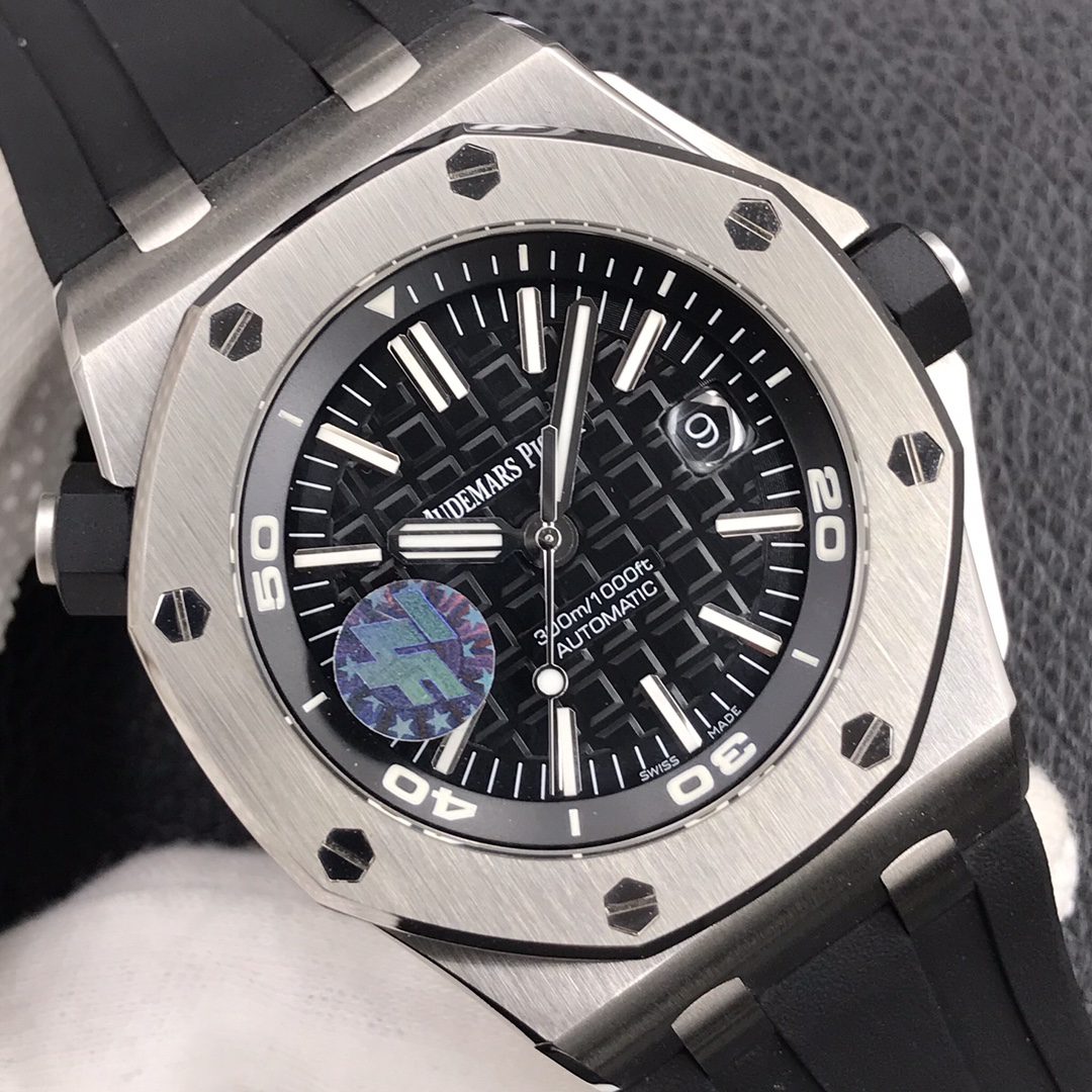 로얄오크 오프쇼어 로즈골드 스틸 블랙 / ZF 15710ST / 42mm / cal.3120 무브먼트로 업그레이드! 42mm*14.1mm