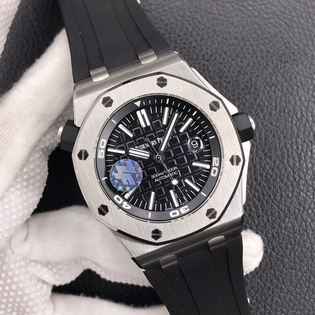 로얄오크 오프쇼어 로즈골드 스틸 블랙 / ZF 15710ST / 42mm / cal.3120 무브먼트로 업그레이드! 42mm*14.1mm