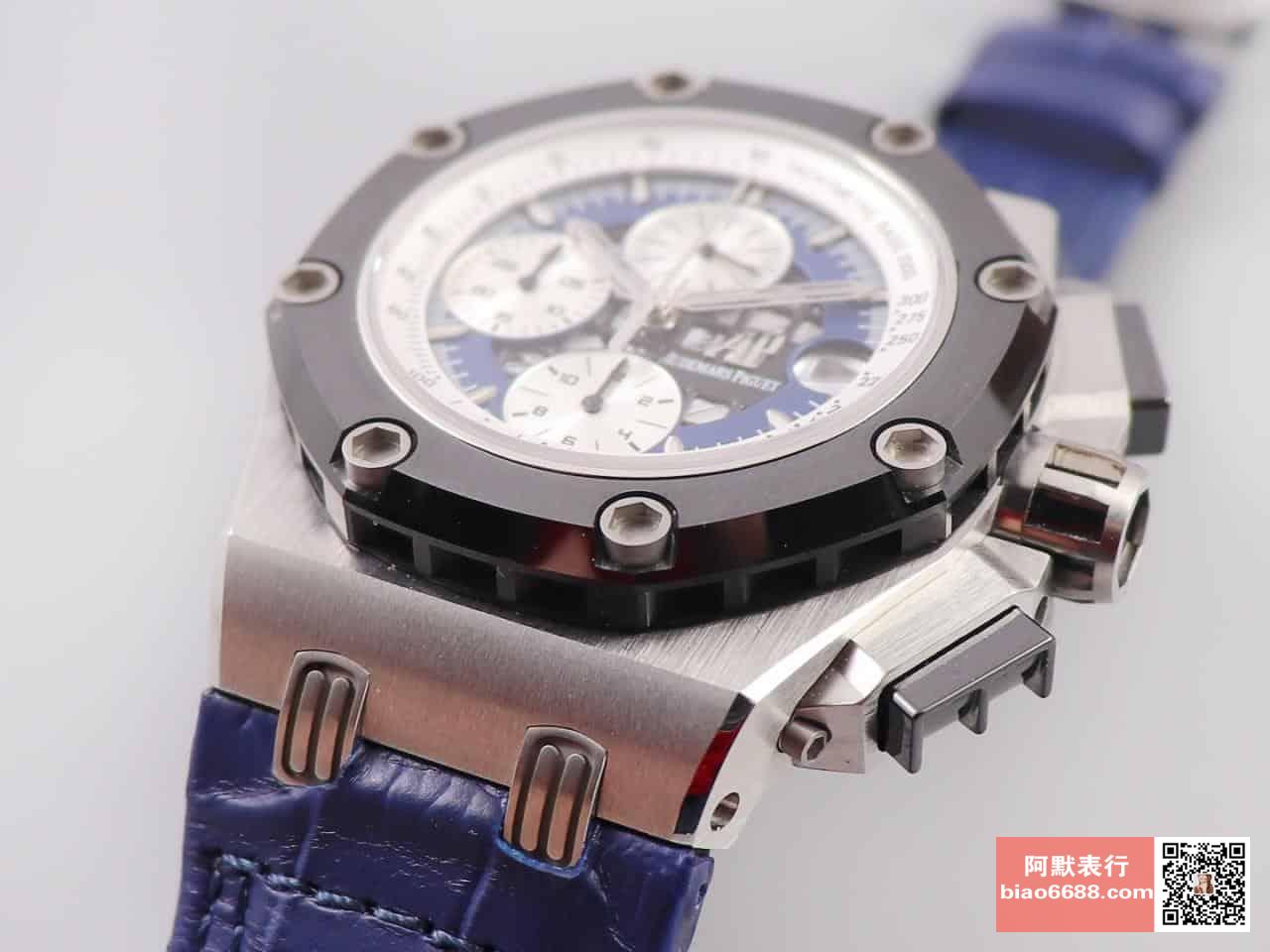 로얄오프 오프쇼어 화이트/블루 다이얼 레더스트랩 / JF 26078PO / 42mm / cal.3126 무브먼트로 업그레이드!