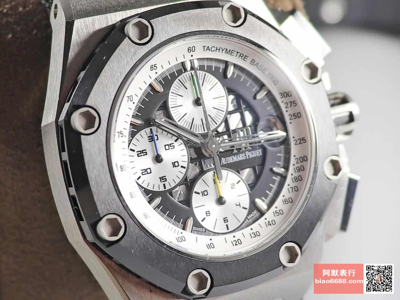 로얄오프 오프쇼어 화이트/블랙 다이얼 레더스트랩 / JF 26078IO / 42mm / cal.3126 무브먼트로 업그레이드!