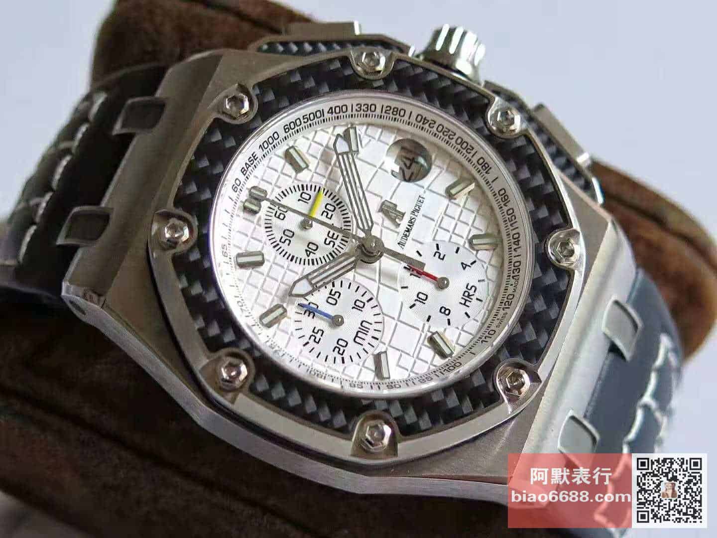 로얄오크 오프쇼어 몬토야 한정판 화이트다이얼 / JF 26030 / 44mm / cal.3120 무브먼트로 업그레이드!