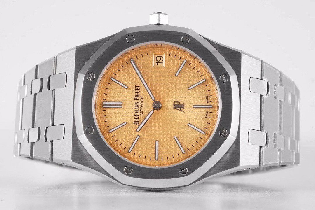 로얄오크 뚜르비옹 스틸 골드다이얼 / KZ 15202BC / 39mm / cal.2121 무브먼트로 업그레이드!