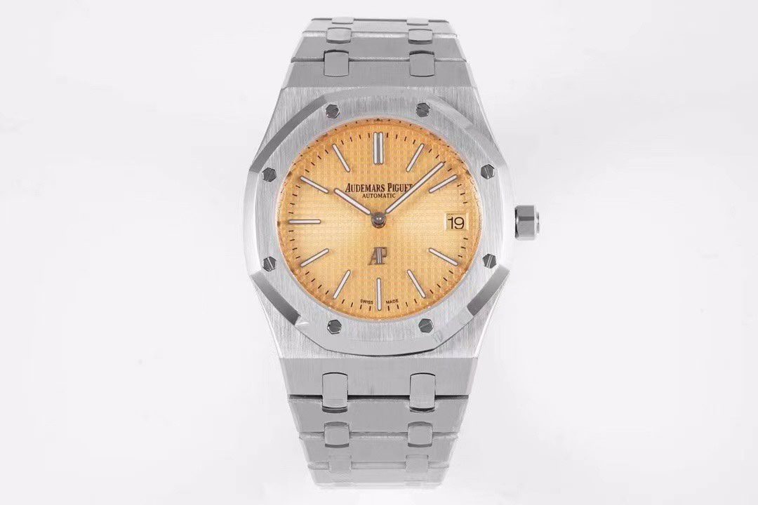 로얄오크 뚜르비옹 스틸 골드다이얼 / KZ 15202BC / 39mm / cal.2121 무브먼트로 업그레이드!