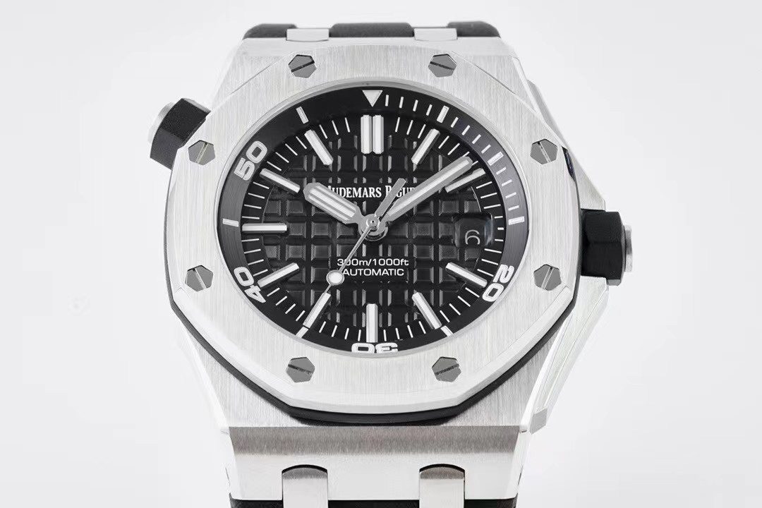로얄오크 오프쇼어 스틸 블랙 / ZF 15703ST / 42mm / cal.3120 무브먼트로 업그레이드! 42mm*14.1mm