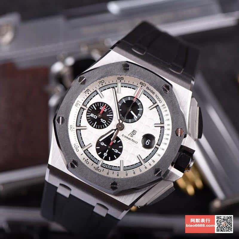 로얄오프 오프쇼어 화이트/블랙 다이얼 러버밴드 / JF 26400SO / 44mm / cal.3126 무브먼트로 업그레이드!