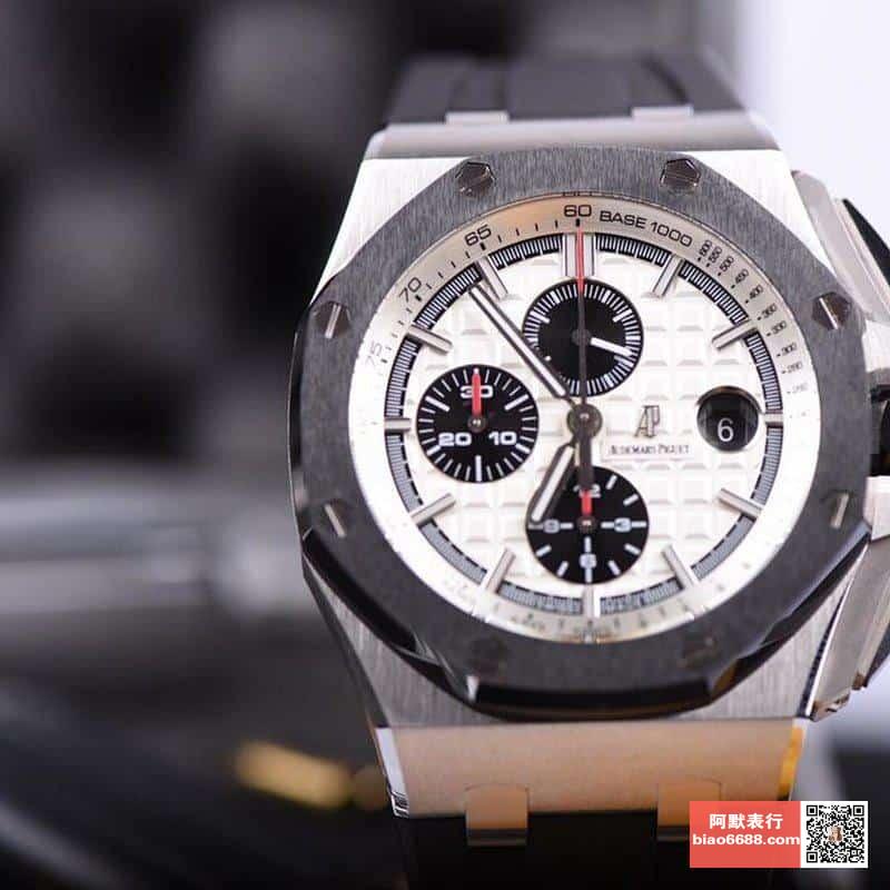 로얄오프 오프쇼어 화이트/블랙 다이얼 러버밴드 / JF 26400SO / 44mm / cal.3126 무브먼트로 업그레이드!