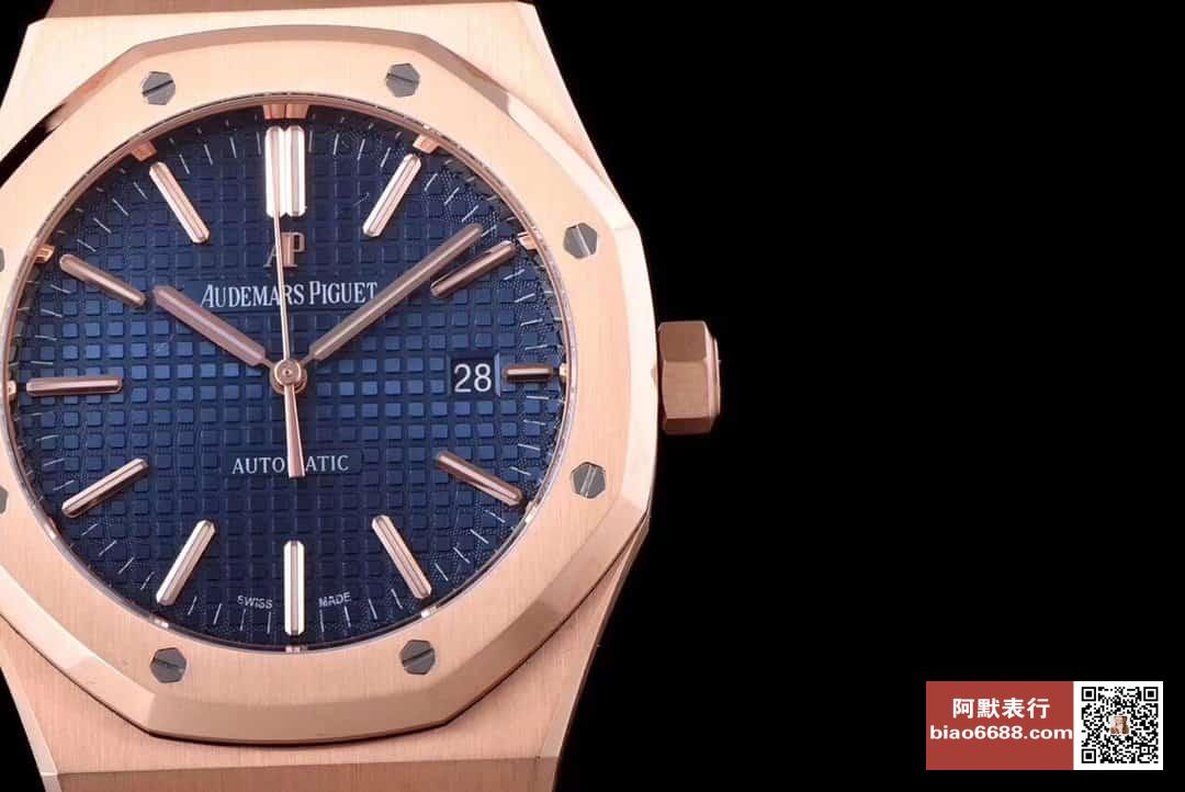 로얄오크 로즈골드 블루다이얼 청판 / JF 15400OR / 41mm / cal.3120 무브먼트로 업그레이드!